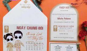 Mẫu thiệp cưới giá rẻ 0824