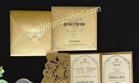 Tổng hợp các mẫu thiệp cưới đẹp gấp 3 hiện nay