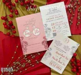 Thiệp cưới laser U1501.24