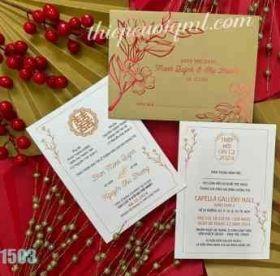 Thiệp cưới laser U1503.24