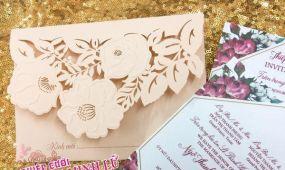 Mách nhỏ kinh nghiệm đặt thiệp cưới cho cô dâu chú rể