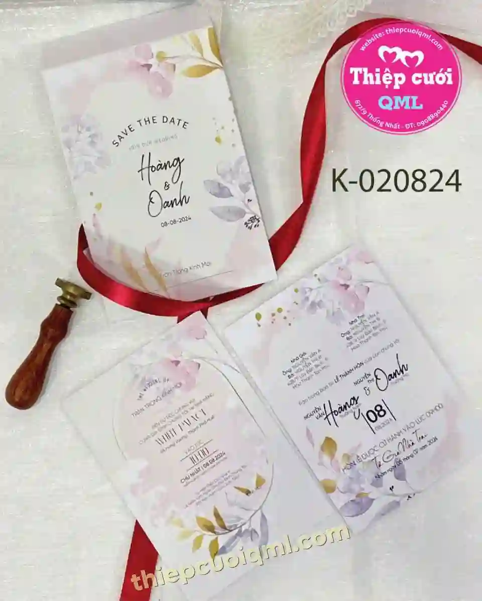 Mẫu thiệp cưới giá rẻ 02824