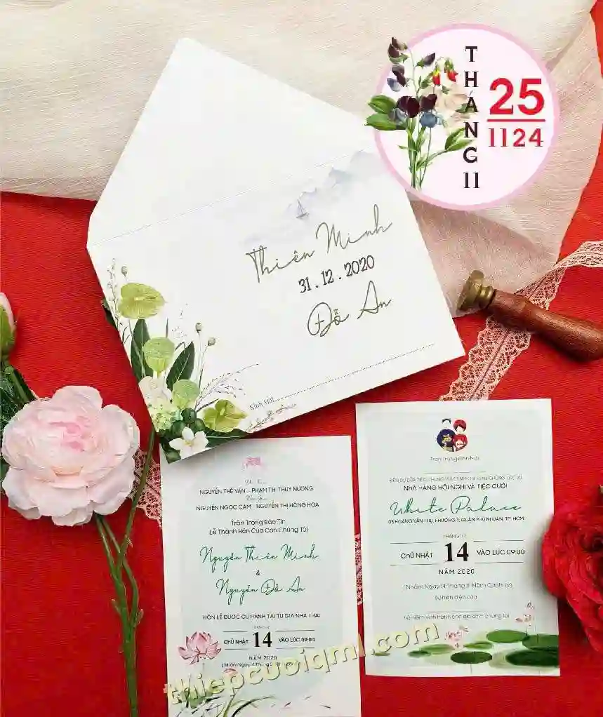 Mẫu thiệp cưới đẹp giá rẻ 251124