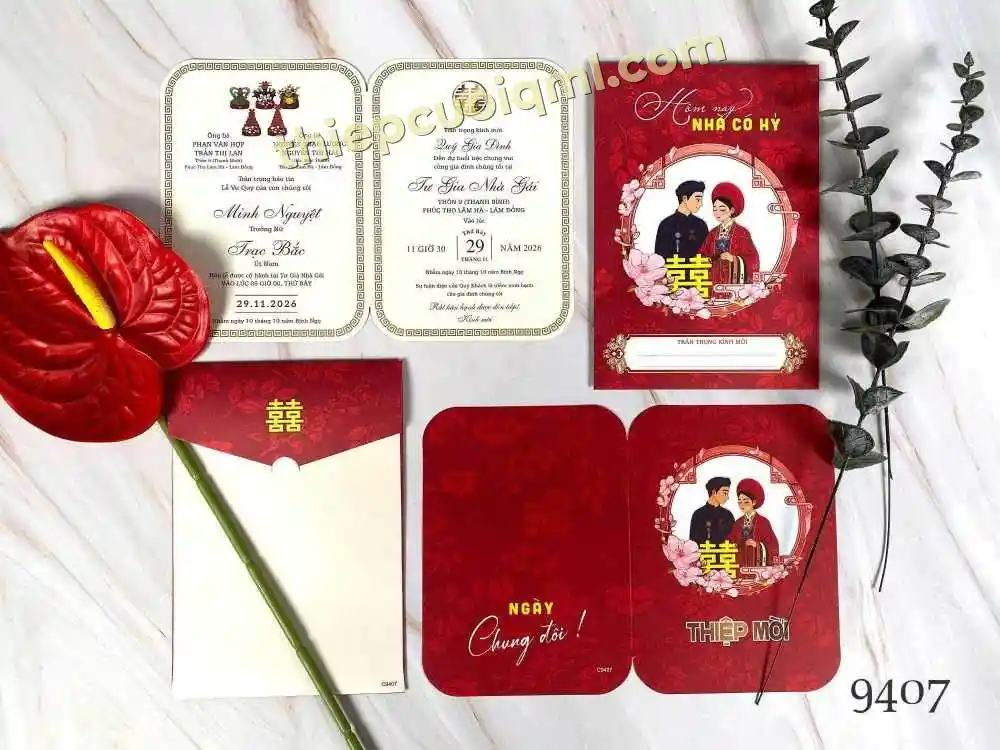 Thiệp cưới điện tử Y26-9407