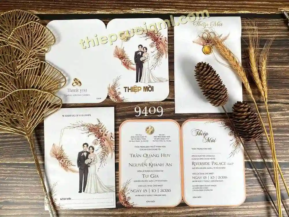 Thiệp cưới điện tử Y26-9409
