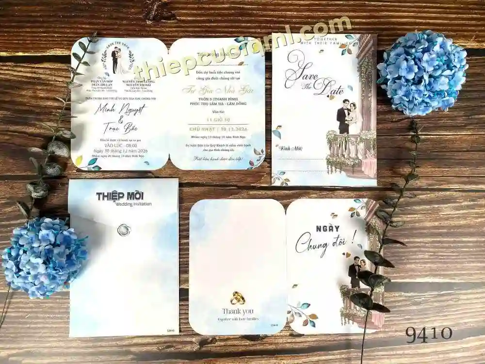 Thiệp cưới xưa Y26-9410