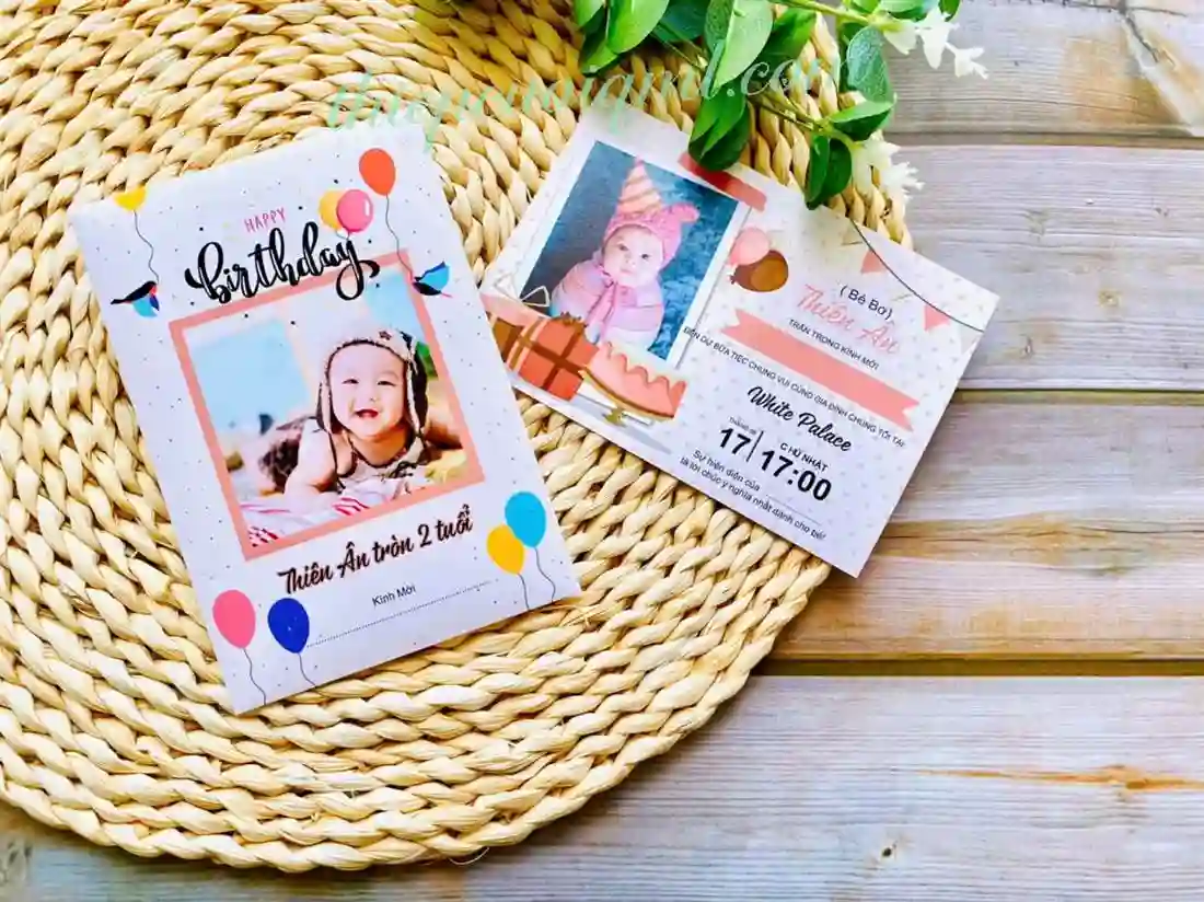 THIỆP THÔI NÔI - SINH NHẬT CHO CÁC BÉ 1