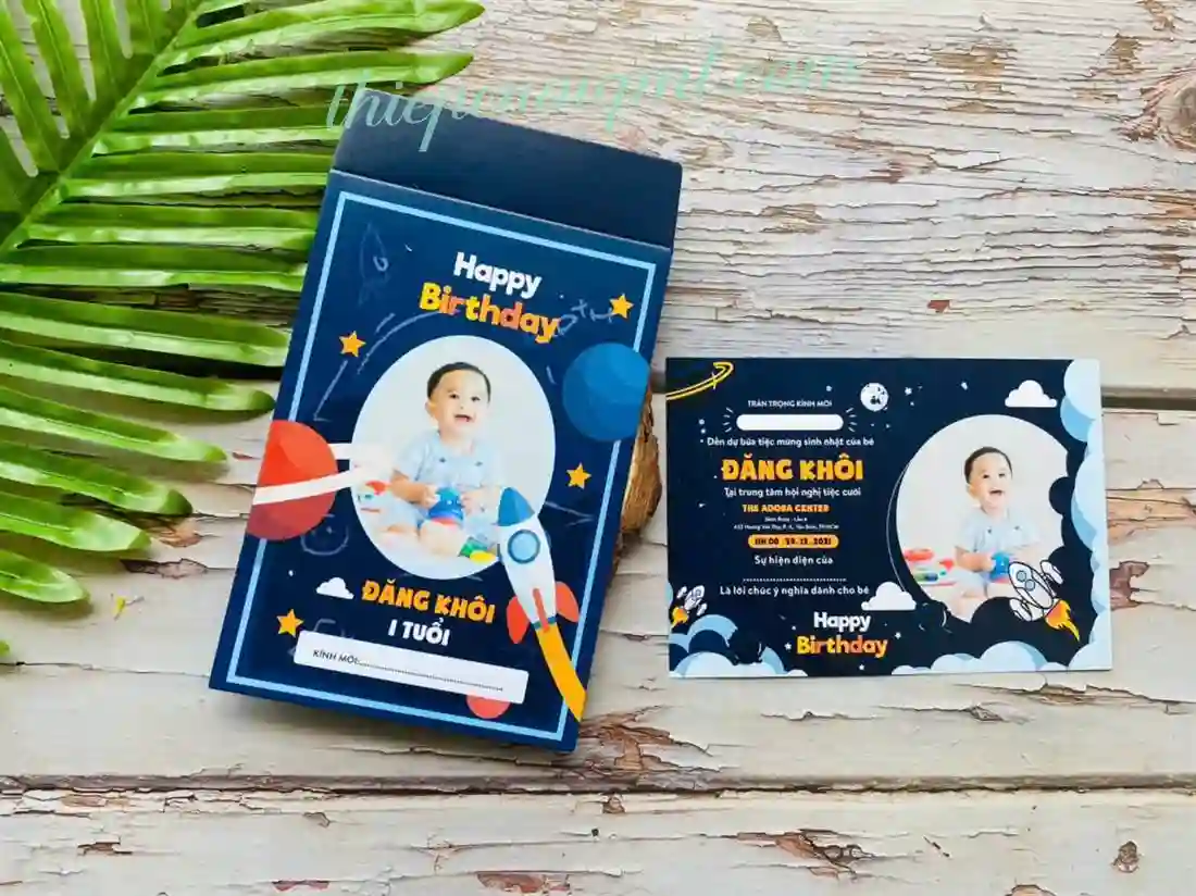 THIỆP THÔI NÔI - SINH NHẬT CHO CÁC BÉ